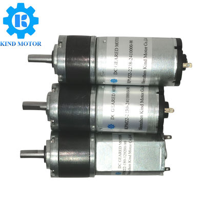 Gelijkstroom met geringe geluidssterkte 6v 12v 24v 22mm Micro- Planetarische Toestelmotor voor Intelligente Producten
