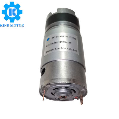 Hoge Torsie 12 Voltgelijkstroom Planetarische Aangepaste Motor 36mm Diameter Laag T/min