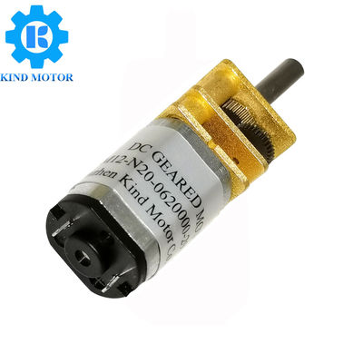 0,5 met geringe geluidssterkte verplaatsen 12mm N10 N20 N30 3v 5v 6v de Motor met drijfwerk van de MetaalKoolborstel centimeter voor centimeter