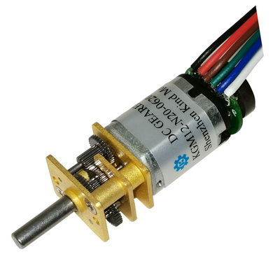200rpm 12mm N20-de Hoge Torsie van de Versnellingsbakgelijkstroom Motor met Uitgebreide Schachten