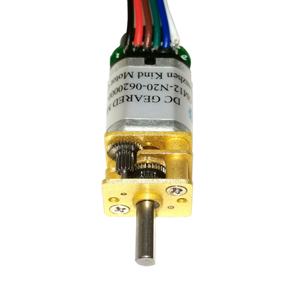 200rpm 12mm N20-de Hoge Torsie van de Versnellingsbakgelijkstroom Motor met Uitgebreide Schachten