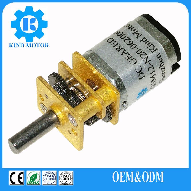 Micro-DC versnellingsmotor Compact lichtgewicht geborstelde motor Stall Torque ≤1.9Nm