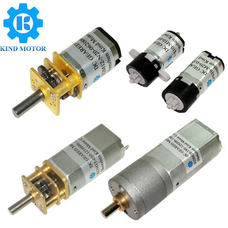 Krachtige 3.1W DC Spur Gear Motor 0.1-10 Kg.cm Torque Micro Motor 3V-12V Geared Brushed/Brushless