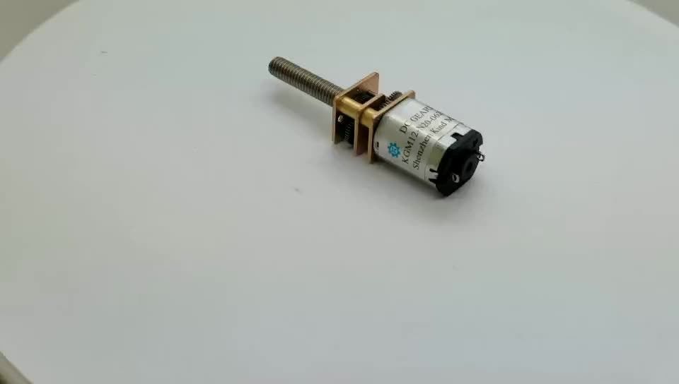 hoogwaardige micro dc 1.5v-24v 10mm 12mm 13mm 16mm M3 M4 schroefasten metalen versnellingsmotor voor rechte lijnbewegingen