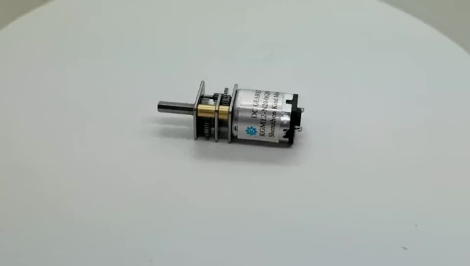 Hoogwaardige geruisarme 12 mm n20 micro-versnellingsmotor 1,5v-24v met metalen versnellingsbak