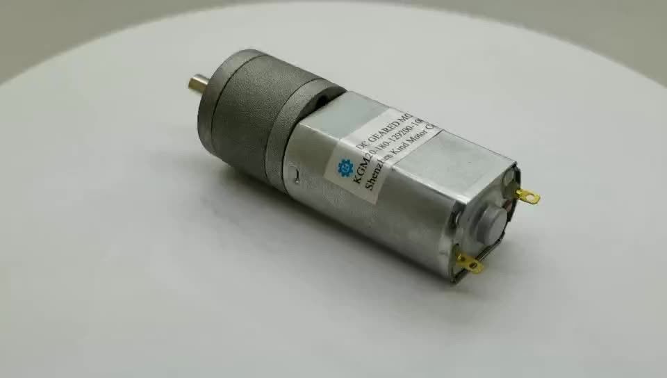 Micro-motor met hoog koppel GM20-180 20 mm dc 3v-24v dc tandwielmotor met 4 mm d-as