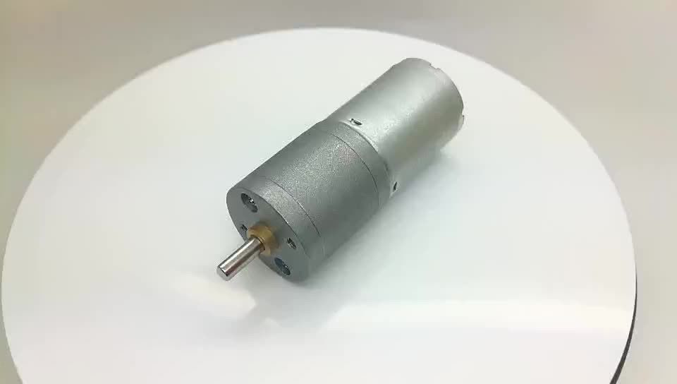gm25 370 25 mm hoog koppel 12v 24v dc versnellingsmotor 5rpm 80rpm 600rpm