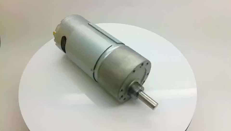 KGM37-555 35mm 37mm dc 12v 24v 80 rpm 100 rpm 6mm as dc versnellingsmotor