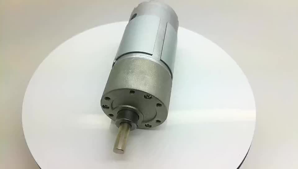 37 mm versnellingsbak 6v 12v 60rpm 150 rpm 175 rpm dc versnellingsmotor excentrische as hoog koppel