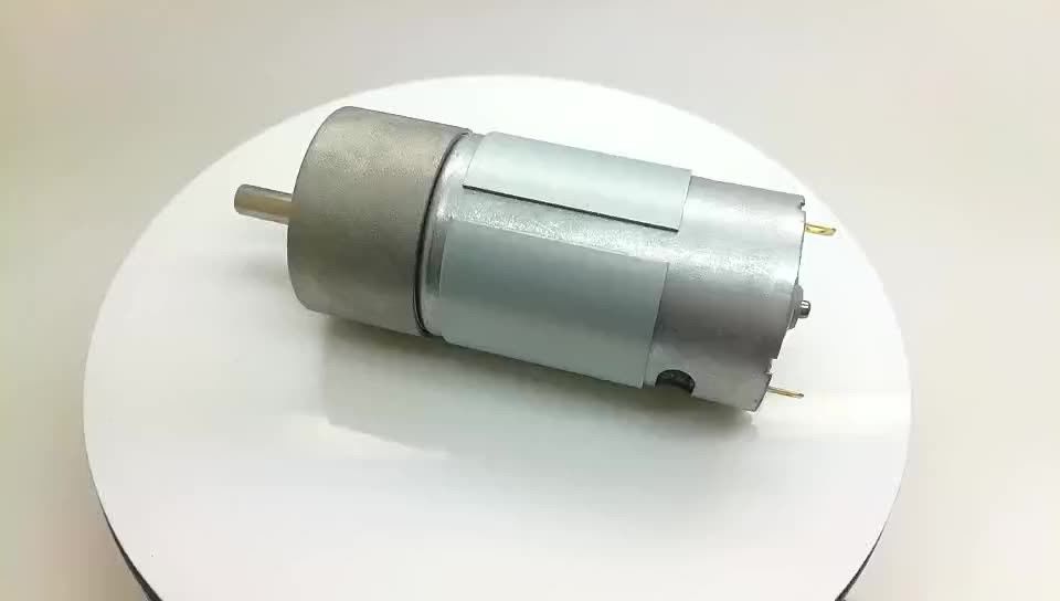 Micro hoog koppel laag toerental 9 volt 6v 12 volt 18v dc motor 35mm 37mm metalen versnellingsbak borstel 550 rs 555