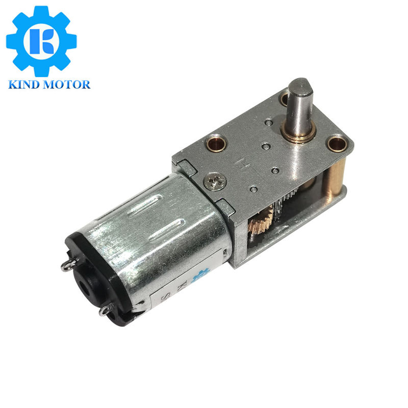 12 de volt Aangepaste Macht van de de Torsie2.1w Output van de Motor Rechte hoek 2.2kgCm Geschatte